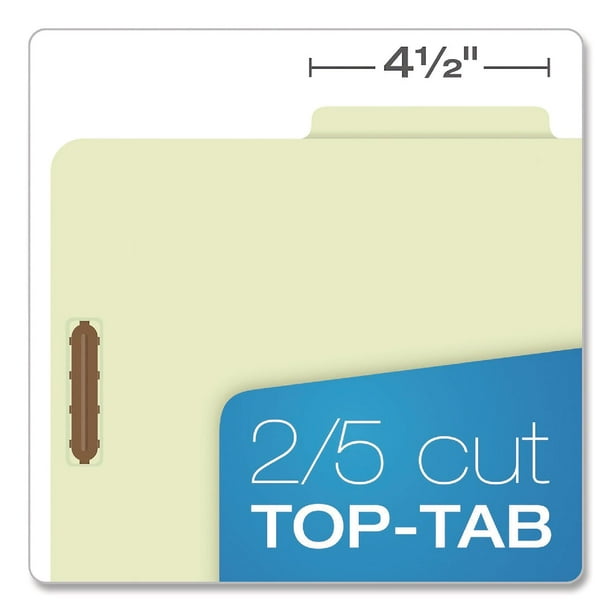 Lot De 10 Classeurs Pressboard Pendaflex 1357R Avec 3 Intercalaires Et Attaches - Rouge Format Lettre