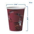 thumbnail image 2 of SOLO Paper Hot Drink Cups, Bistro Print, 12 oz., 1000 ct., 2 of 5