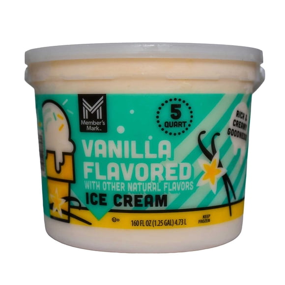 Member's Mark Vanilla Ice Cream Pail 5 qts.