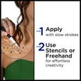 thumbnail image 3 of BIC BodyMark Temporary Tattoo Kit, 9 Markers & 6 Stencil Sheets, 3 of 11