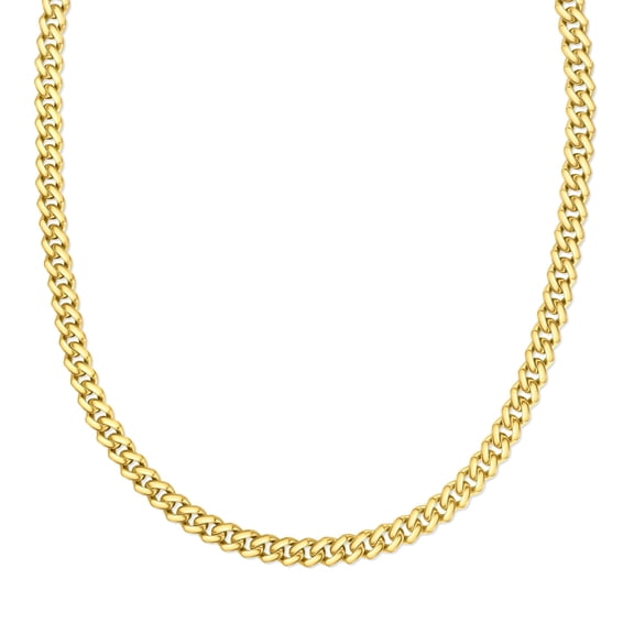 Miami Cuban Chain Necklace in 14K Gold