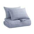 thumbnail image 4 of Social Standard Recycled Polyester Stripe Comforter Set, Assorted Sizes, 4 of 5