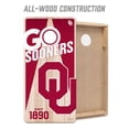thumbnail image 3 of YouTheFan Oklahoma Sooners 2'x4' Cornhole Board Set, 3 of 6