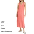 thumbnail image 5 of DKNY Women's Linen Maxi Dress, 5 of 6