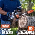 thumbnail image 9 of X6 60V Max* 16" Cordless Chainsaw, Brushless (4.0 Ah Battery & Charger Included), 9 of 14