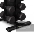 thumbnail image 5 of Centr Power Series 5-30 lb. Rubber Dumbbell Set with Rack, 5 of 7