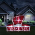 thumbnail image 3 of Logo Brands Wisconsin Badgers Pre-Lit 7’x10’ Team Inflatable, 3 of 6