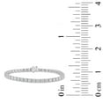 thumbnail image 5 of Lab Created Round Cut Diamond Tennis Bracelet in 18K Gold, 5 of 8
