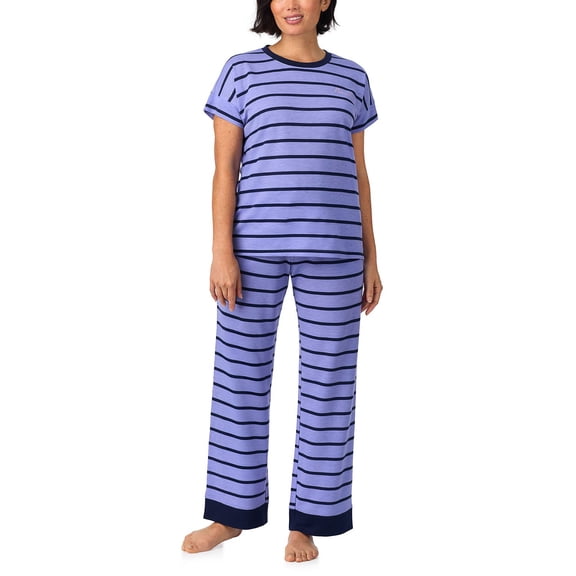 Nautica 2-Piece Short Sleeve Top and Pant PJ Set