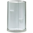 thumbnail image 7 of Breeze 36” x 36” x 77” Corner Shower Kit with Clear Glass, Walls, Base and Hardware, 7 of 13