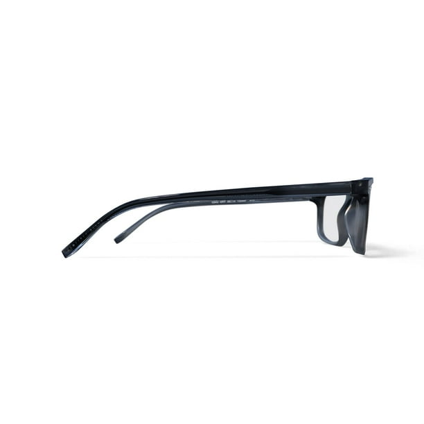 Geoffrey Beene XL G542 Grey Rectangular Shaped Eyeglasses