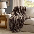 thumbnail image 1 of Member's Mark Ruched Faux Fur Throw, 60" x 70", 1 of 6