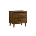 thumbnail image 4 of Society Den Zuma 2-Drawer Nightstand in Walnut, 4 of 9