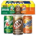 thumbnail image 1 of 7UP, A&W Root Beer and Sunkist Variety Pack 7.5 fl. oz., 30 pk., 1 of 7