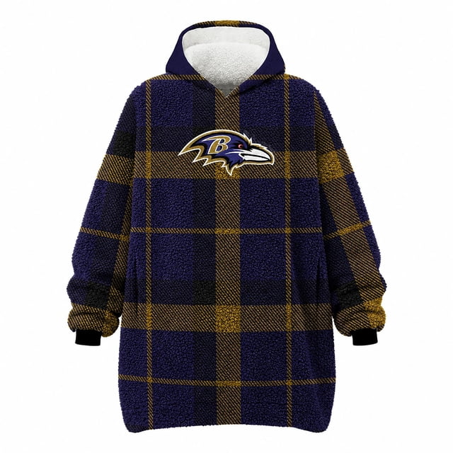 Pegasus Sports Baltimore Ravens Wearable Sherpa Throw