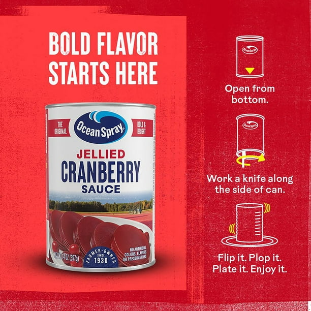 Ocean Spray Jellied Cranberry Sauce, 14 oz., 6 pk. - Samsclub.com