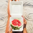 thumbnail image 3 of Earth Table Compostable Standard Paper Take-Out Container, 1-Compartment, 50 ct., 3 of 4