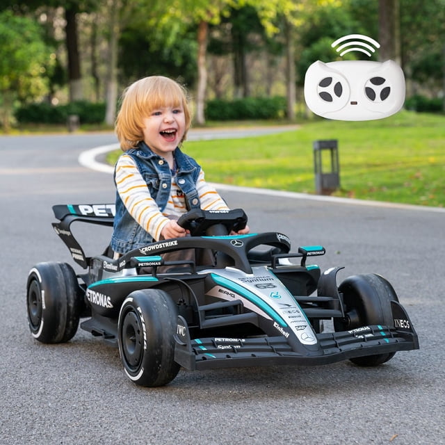 BRO Product Mercedes F1 12V Kids Ride-On with Remote Control
