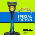 thumbnail image 4 of Gillette Labs Official Chargers Licensed Men's Razor, Handle + 8 Cartridges, 4 of 10