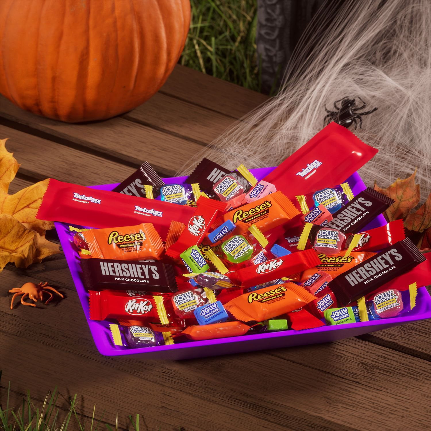 HERSHEY'S Halloween Assorted Candies, Variety Pack, 455 pcs