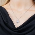 thumbnail image 4 of 0.46 CT. T.W. Diamond Swirl Pendant in 14K Gold, 4 of 7