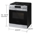 thumbnail image 3 of Samsung Bespoke 6.0 cu. ft. Slide-In Gas Range with No Preheat Air Fry Max, 3 of 10