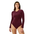 thumbnail image 1 of Edited by Hunter McGrady Women's Long Sleeve Bodysuit, 1 of 11