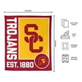 thumbnail image 3 of Logo Brands USC Trojans 60"x70" Super Plush Blanket, 3 of 6
