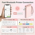 thumbnail image 7 of Nelko P21 Bluetooth Label Printer with 14x40mm 100pcs roll, 7 of 8