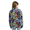 thumbnail image 2 of Hurley Girls Sherpa Quarter Zip Pullover, 2 of 5