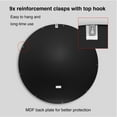 thumbnail image 3 of Jill Zarin 36" Elegant Round Metal Wall Mirror, Assorted Colors, 3 of 6