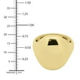thumbnail image 6 of High Polish Oval Top Ring with Gallery inside in 14K Gold, 6 of 8