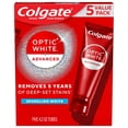 thumbnail image 3 of Colgate Optic White Advanced Teeth Whitening Sparkling White Toothpaste, 4.2 oz., 5 pk., 3 of 10