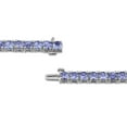 thumbnail image 2 of Tanzanite Tennis Bracelet in Sterling Silver, 2 of 3