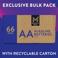 thumbnail image 5 of Member's Mark AA Alkaline Batteries, 66-Pack, 5 of 6