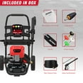 thumbnail image 3 of AiPower 2,000 PSI Electric Pressure Washer with Turbo Nozzle and Lightweight Frame – PWE2002, 3 of 6