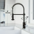 thumbnail image 5 of VIGO Edison Pull-Down Spray Kitchen Faucet (Stainless Steel/Matte Black), 5 of 13