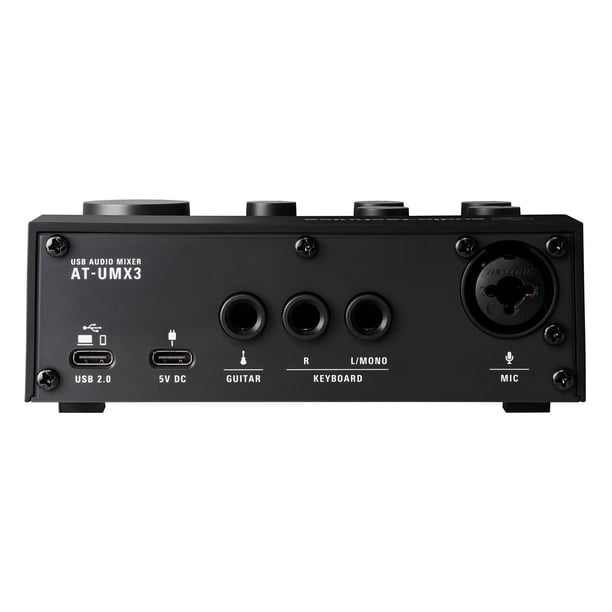 Audio-Technica AT-UMX3 USB Audio Mixer for Livestreaming