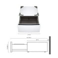 thumbnail image 3 of LG 27 in. Pedestal with Storage Drawer, 3 of 11