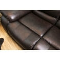 thumbnail image 5 of Verona Top-Grain Leather Reclining Sofa, Loveseat and Chair Set, 5 of 15
