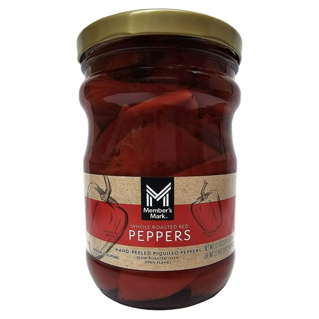 Member's Mark Whole Roasted Red Peppers, 33.5 oz.