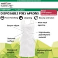 thumbnail image 5 of Kleen Chef Disposable Waterproof Poly Aprons, White 100 ct., 5 of 8