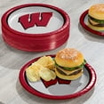 thumbnail image 3 of Wisconsin Badgers NCAA Round Paper Plates, 10", 85 ct., 3 of 6