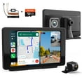 thumbnail image 1 of Rexing CPDuo-7 CarPlay/ Android Auto Console with Dash Cam, 1 of 7
