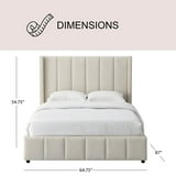 Member's Mark Harlow Upholstered Bed, Assorted Sizes & Colors - Samsclub.com