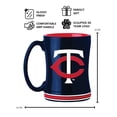 thumbnail image 2 of Logo Brands Minnesota Twins 14oz Relief Mug Set, 2 of 4