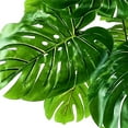 thumbnail image 2 of Faux 34" Split Leaf Philodendron in Ribbed Ceramic Planter, 2 of 5