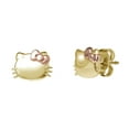 thumbnail image 2 of Hello Kitty Stud Earrings In 14K Gold, 2 of 5