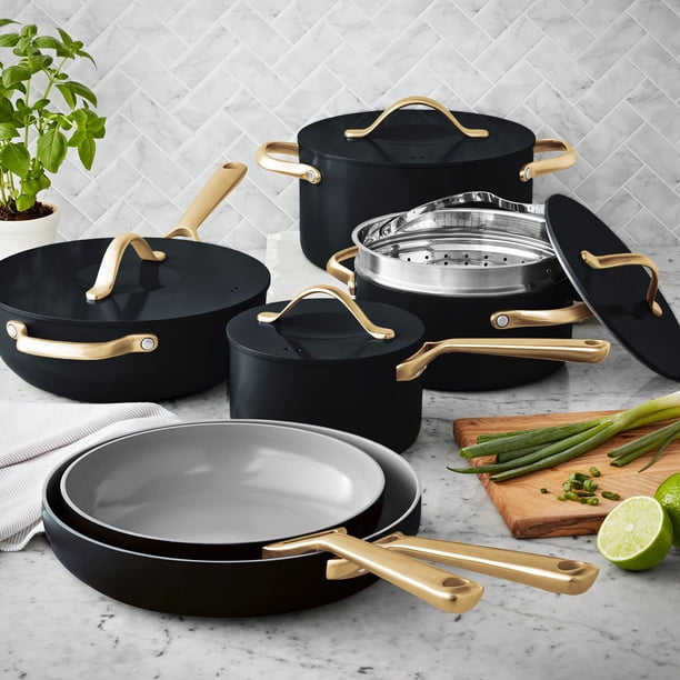 新品未使用 Union Plaza Pan Set Friars Club Member's Mark 11-Piece Modern Ceramic Cookware Set - Samsclub.com