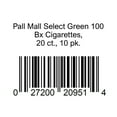 thumbnail image 1 of Pall Mall Select Green 100 Bx Cigarettes, 20 ct., 10 pk., 1 of 1